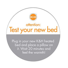 Load image into Gallery viewer, K&H PET PRODUCTS Lectro-Kennel Outdoor Heated Pad with Free Cover Black Large