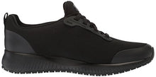 Load image into Gallery viewer, Skechers Work Squad SR Black Flat Knit 8.5