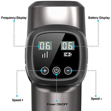 Load image into Gallery viewer, Massage Gun, RENPHO C3 Deep Tissue Muscle Massager, Powerful Percussion Massager Handheld with Portable Case for Home Gym Workouts Equipment, Back Neck Shoulder Soreness Stiffness Knots Tension Relief