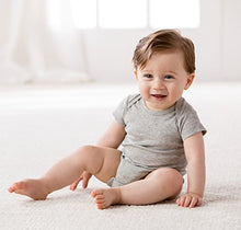 Load image into Gallery viewer, Gerber Baby 5-Pack Solid Onesies Bodysuits, Gray 6-9 Months