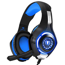 Load image into Gallery viewer, BlueFire Professional 3.5mm PS4 Gaming Headset Headphone with Mic and LED Lights for Playstation 4, Xbox one,Laptop, Computer (Blue)