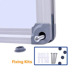 Load image into Gallery viewer, 48 x 36 Inch Large Magnetic Dry Erase Board with Pen Tray| Wall-Mounted Aluminum Portable Message Presentation White Board for Kids, Students & Teachers