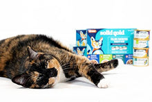 Load image into Gallery viewer, Solid Gold Wet Cat Food Variety Pack - Wet Cat Food Pate & Shreds in Gravy Recipes - Made with Real Chicken, Tuna & Mackerel for Sensitive Stomach & Immune Health - Canned Cat Food 12 Pack