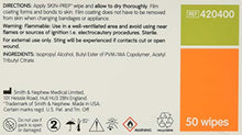 Load image into Gallery viewer, Smith & Nephew - 420400 Skin-Prep Protection Dressing Wipes - 50 Count Box