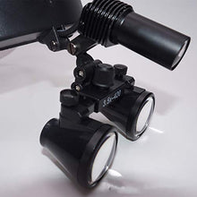Load image into Gallery viewer, Rong-- 3.5X 420Mm Double Eye Loupe Optical Magnifying Glass Dental Surgery Headband Magnifier Suitable for Stomatology Otolaryngology Cosmetic and Plastic Surgery