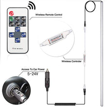 Load image into Gallery viewer, LE-JX Led Rear Glass Lift Gate Dome Light Bar for Wrangler 2007-2018 - JK JKU, 2018-2020 JL JLU, 1997–2006 TJ Rear Cargo Tailgate Light Led Liftgate Dome Light Bar,Lighting Adjustable with Remote