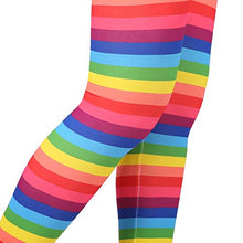 Load image into Gallery viewer, HDE Ultra Soft Girls Leggings - Comfy Full Ankle Length Black - Cute Rainbow Tights with Unique Prints - Comfortable Workout Stretch Pants for School, Home & Play, 6/6X