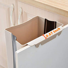 Load image into Gallery viewer, Door Hanging Garbage Can, Over The Cabinet Folding Trash Bin for Kitchen, Creative Collapsible Trash Cans, Wall Mounted Waste Basket Brown