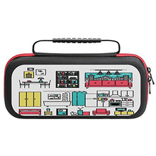 Load image into Gallery viewer, MUTAY Carrying Case for Nintendo Switch Cartoon Furniture Portable Protective Case for Switch Lite Switch Accessories Bundle Portable Travel Bag with 20 Game Storage Compatible