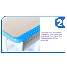 Load image into Gallery viewer, Boliaman Kids Desk and Chair Set, Adjustable Height Children Study Table and Chair, with Writing Desk Combined, Kids Home School