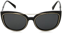 Load image into Gallery viewer, Versace Womens Sunglasses Black/Grey Plastic - Non-Polarized - 56mm