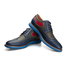 Load image into Gallery viewer, Meijiana Men's Oxford Shoes Dress Shoes Men's Lightweight lace-up Fashion Shoes