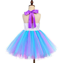 Load image into Gallery viewer, Mermaid Dress for Little Girls Mermaid Tutu Costume Halloween Birthday Party Outfit Purple 3-4Years
