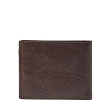 Load image into Gallery viewer, Fossil Men's Neel Leather Bifold with Flip ID Wallet, Brown