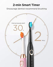 Load image into Gallery viewer, Fairywill Dual Sonic Electric Toothbrushes for Adults & Kids - 10 Brush Heads 2 Travel Cases Included, 5 Modes with Smart Timer, Rechargeable Whitening Toothbrush USB Charging Lasts 30 Days