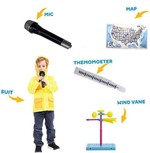 Load image into Gallery viewer, Dress 2 Play Pretend Meteorologist Costume Dress Up Set for Kids with Accessories