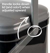 Load image into Gallery viewer, PetFusion Portable Outdoor Pet Waste Disposal. Innovative Dog Waste Station with Locking Handle, Universal Dog Poop Bag Holder, Complimentary Deodorizer & 5 Waste Bags Incl. 12 Month Warranty