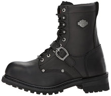 Load image into Gallery viewer, HARLEY-DAVIDSON FOOTWEAR Men's Faded Glory Motorcycle Boot, Black, 8 Wide US