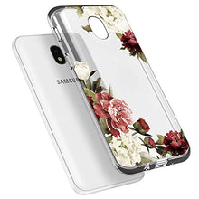 Load image into Gallery viewer, for Samsung Galaxy J3 2018 Case, J3V J3 V 3rd Gen, Express Prime 3, J3 Star, J3 Achieve, Amp Prime 3, Ueokeird Slim Shockproof Clear Floral Pattern Soft Flexible TPU Phone Cover (Blossom Flower)