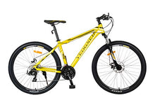 Load image into Gallery viewer, YEOGNED 725 27.5 Aluminum Mechanical Lockout Fork Suspension Mountain Bike Disc Brake Outdoor Sports Cycling Bicycle(Blue)