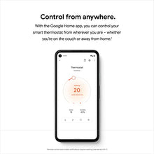 Load image into Gallery viewer, Google Nest Thermostat - Smart Thermostat for Home - Programmable Wifi Thermostat - Snow
