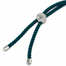 Load image into Gallery viewer, TUMBEELLUWA Titanium Coated Natural Druzy Crystal Quartz Adjustable Bracelet for Women, Teal Blue AB Aura Druzy