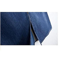 Load image into Gallery viewer, Women Maxi Pencil Jean Skirt- High Waisted A-Line Long Denim Skirts For Ladies- Blue Jean Skirt,Blue,2