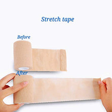 Load image into Gallery viewer, 12 Bulk Pack Cohesive Tape, Self Adherent Wrap 2 Inches X 5 Yards - Self Adhesive Bandage Medical Vet Wrap for First Aid, Sports Protection and Wrist, Ankle Sprains & Swelling