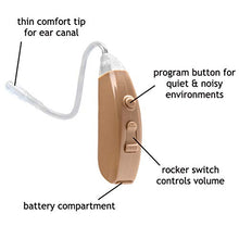Load image into Gallery viewer, Simply Tweak Personal Sound Amplifier | Light and Discreet Digital Audio Aid Device with Noise Cancelling and Programmed Listening Modes