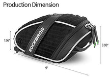 Load image into Gallery viewer, ROCKBROS Bike Seat Bag Waterproof, Bicycle Saddle Bag Under Seat 3D Shell Cycling Seat Pack for Mountain Road Bikes Black