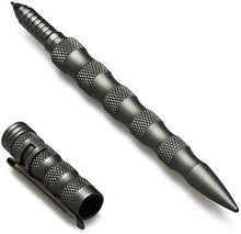 Load image into Gallery viewer, Uzi Tactical Pen with Striking Point Self Defense Defender, Glassbreaker Carbide Tip, Tactical Writing Pen Survival Emergency Tool - Gun Metal Grey (UZI-TACPEN11-GM)