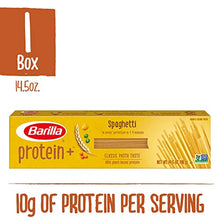 Load image into Gallery viewer, BARILLA Protein+ (Plus) Spaghetti Pasta - Protein from Lentils, Chickpeas & Peas - Good Source of Plant-Based Protein - Protein Pasta - Non-GMO - Kosher Certified - 14.5 Ounce Box (7 Servings per Box)