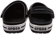 Load image into Gallery viewer, Crocs unisex-adult Crocband Clog | Comfortable Slip On Casual Water Shoe Black Men's 10, Women's 12 Medium