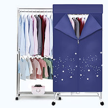 Load image into Gallery viewer, Clothes Dryer 1000W Portable Drying Rack 1.5 Meters Double layer Small Electric Wardrobe Home Apartments Travel RV Dryer Combo