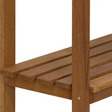 Load image into Gallery viewer, Furinno FG17478 Tioman Outdoor Patio Furniture Hardwood Potting Bench, Natural