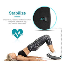 Load image into Gallery viewer, EveryMile Wobble Balance Board, Exercise Balance Stability Trainer Portable Balance Board with Handle for Workout Core Trainer Physical Therapy & Gym 15.7" Diameter No-Skid Surface