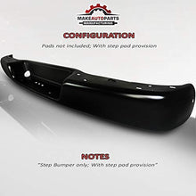 Load image into Gallery viewer, Make Auto Parts Manufacturing Step Bumper Face Bar Black Steel Rear For Chevrolet Express & For GMC Savana 1500 2500 3500 2003-2020 - GM1102553