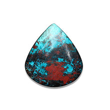 Load image into Gallery viewer, Natural Chrysocolla with Azurite Crystal, Healing Crystals and Gemstones Cabochon for Jewelry Making Wire Wrapping Loose Crystals Supply Reiki Chakra Energy Stone Jewelry Gemstones Cabochon