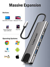 Load image into Gallery viewer, Lemorele USB C Hub Multiport Adapter
