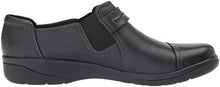 Load image into Gallery viewer, Clarks Women's Cheyn Madi Loafer, Black Tumbled Leather, 8 M US