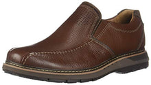 Load image into Gallery viewer, Clarks Mens Un Ramble Step Brown Loafers & Slip Ons Casual Shoes 7