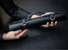 Load image into Gallery viewer, Leather knife case, Leather knife roll, Knife bag, Chef knife roll, Chef knife roll bag, Сhef knife bag, Chefs bag, Personalized knife roll, Chef knife roll bag, Knife roll, Knife holder, Knife roll