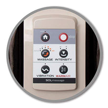 Load image into Gallery viewer, Human Touch Reflex SOL Foot and Calf Relaxation Shiatsu Massager with Heat and Vibration- Patented Technology - Extended Height, Adjustable Tilt Base with Under Foot Massage Rollers, Black and White