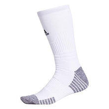 Load image into Gallery viewer, adidas unisex-adult 5-Star Team Cushioned Crew Socks (1-Pair), White/Black , Medium