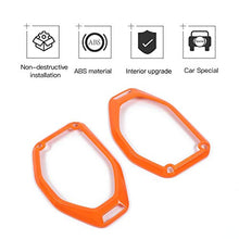 Load image into Gallery viewer, Car Top Roof Speaker Frame Trim Cover for 2018-2021 Jeep Wrangler JL JLU Gladiator JT (Orange)