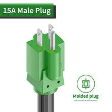 Load image into Gallery viewer, RVGUARD 50 Amp to 110 Volt RV Adapter Cord 12 Inch, NEMA 5-15P to NEMA 14-50R Electrical Power Adapter with LED Power Indicator, Green