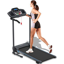 Load image into Gallery viewer, SereneLife Smart Electric Folding Treadmill – Easy Assembly Fitness Motorized Running Jogging Exercise Machine with Manual Incline Adjustment, 12 Preset Programs | SLFTRD20 Model