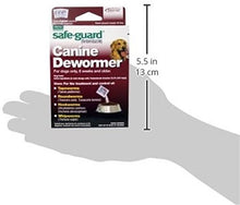 Load image into Gallery viewer, Dog Dewormer Canine 8in1 Safe Guard Safeguard Dogs Large Puppies Pet Wormer 4gr