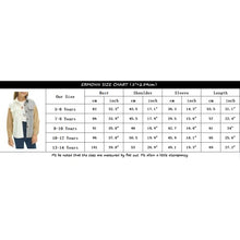 Load image into Gallery viewer, Girls Color Block Button Through Flap Corduroy Coat Long Sleeve Casual Jacket Basic Outerwear with Pockets
