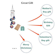 Load image into Gallery viewer, Wistwoxxon Wind Chimes Outdoor,Evil Eye Sympathy Wind Chime with Aluminum Tuned Soothing Musical Bell Sounds, Metal Wind Chimes Perfect Decoration for Patio, Balcony,Garden (Evil Eye)